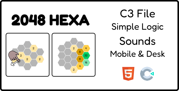 2048 Hexa Html5 - CodeCanyon Item for Sale