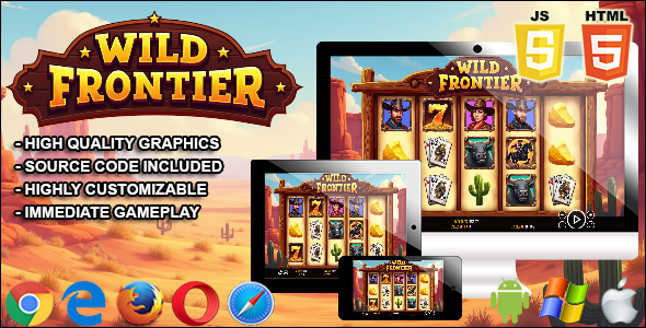 Wild Frontier - HTML5 Slot Machine - CodeCanyon Item for Sale