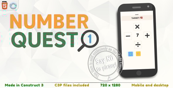 Number Quest - HTML5 Math game - CodeCanyon Item for Sale