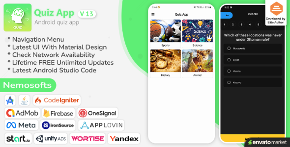 Quiz App - CodeCanyon Item for Sale
