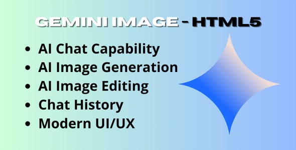 Gemini Image Generation & Editing - CodeCanyon Item for Sale