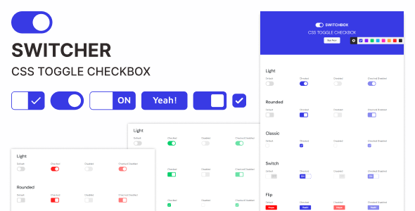 Switcher - CSS Toggle Checkbox - CodeCanyon Item for Sale
