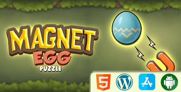 Magnet Egg Puzzle Game - HTML5 Construct3 Game - CodeCanyon Item for Sale