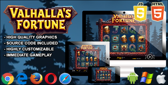 Valhallas Fortune - HTML5 Slot Machine - CodeCanyon Item for Sale