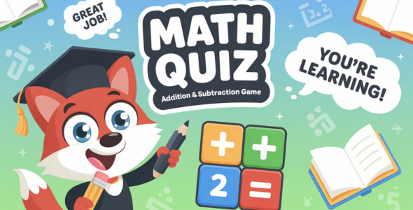 Math Quiz Addition & Subtraction - Challenge - CodeCanyon Item for Sale