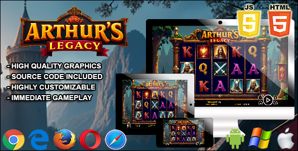 Arthur's Legacy - HTML5 Slot Machine - CodeCanyon Item for Sale