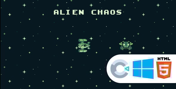 Alien Chaos - Construct 3 - HTML5 - CodeCanyon Item for Sale