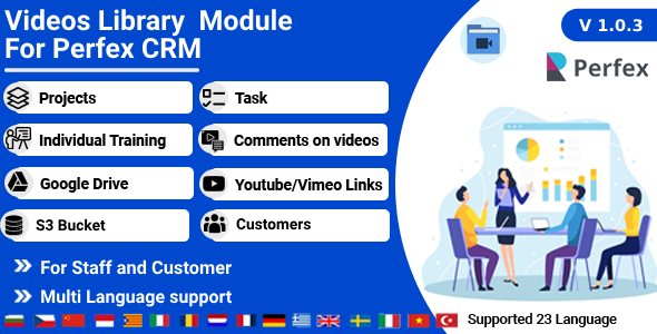 Video library module for Perfex Crm - CodeCanyon Item for Sale