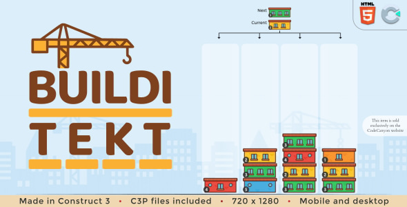 Builditekt - HTML5 Casual game - CodeCanyon Item for Sale