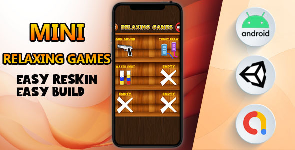 Mini Relaxing Games - (Unity - Admob) - CodeCanyon Item for Sale