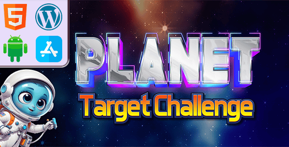 Planet Target Challenge - HTML5 Construct3 Game - CodeCanyon Item for Sale