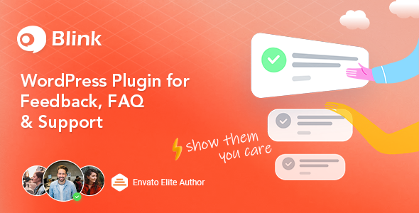 Blink - WordPress Plugin for Feedback, FAQ & Support - CodeCanyon Item for Sale