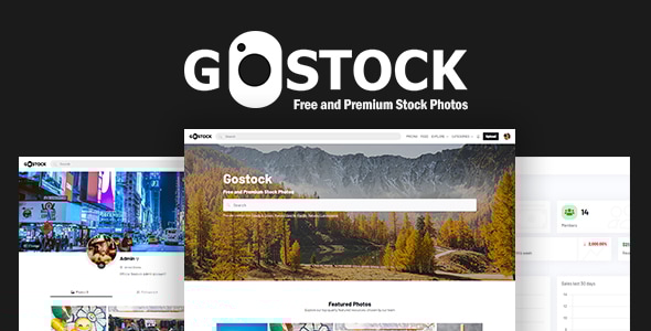 GoStock - Free and Premium Stock Photos Script - CodeCanyon Item for Sale