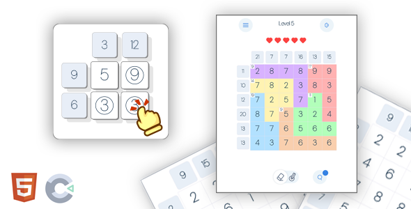 Number Sum - HTML5 Game - Construct 3 - CodeCanyon Item for Sale