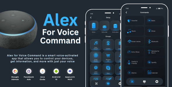 Alex For Voice Command with AdMob Ads Android - CodeCanyon Item for Sale