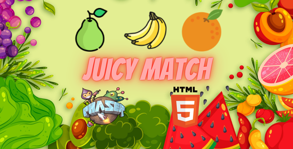 Juicy Match - HTML5 Game - Phaser JS - CodeCanyon Item for Sale
