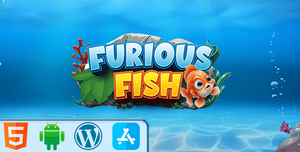 Furious Fish - HTML5 Construct3 Game - CodeCanyon Item for Sale