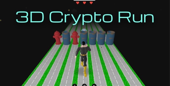 3D Crypto Runner - Hyper Casual Game - CodeCanyon Item for Sale