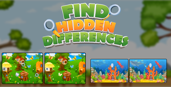 Find Hidden Differences – Unity Puzzle Game with AdMob Ads - CodeCanyon Item for Sale