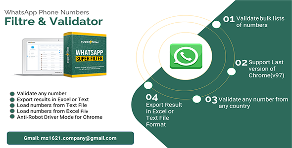 WhatsApp Phone Numbers Filter & Validator - CodeCanyon Item for Sale