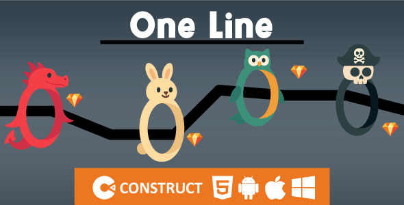 One Line - HTML5 Mobile Game - CodeCanyon Item for Sale