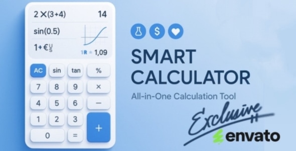 Smart Calculator – Powerful Math, Finance & Conversion Tool - CodeCanyon Item for Sale