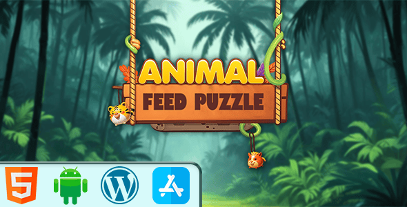 Animal Feed Puzzle - HTML5 Construct3 Game - CodeCanyon Item for Sale