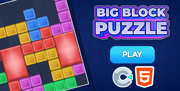 Big Block Puzzle - Html5 (Construct3) - CodeCanyon Item for Sale
