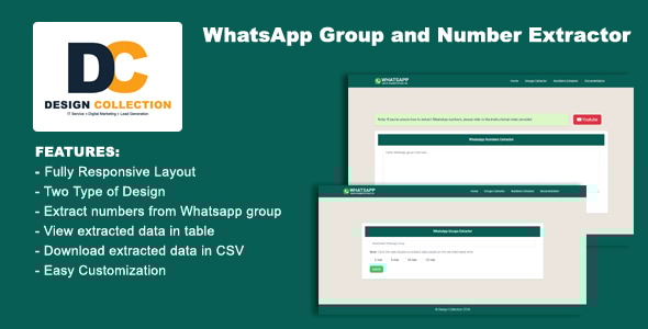 WhatsApp Group and Number Extractor - CodeCanyon Item for Sale