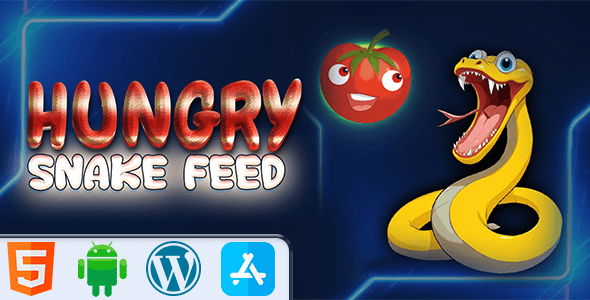 Hungry Snake Feed - HTML5 Construct3 Game - CodeCanyon Item for Sale