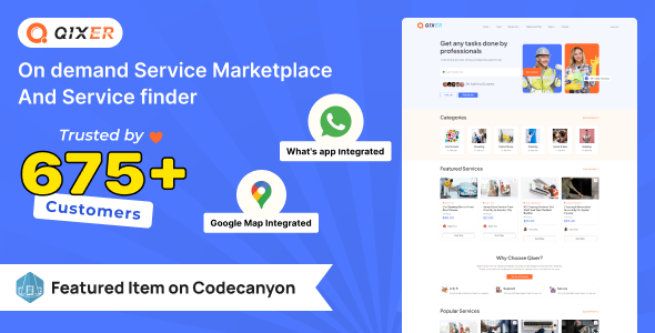 Universal Addon Bundle for Qixer - Handyman Service Marketplace and Home Service Finder - CodeCanyon Item for Sale