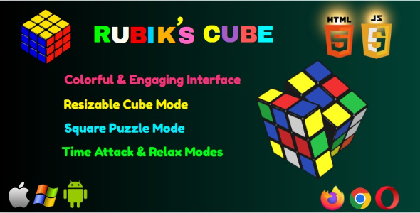 Rubik’s Cube Puzzle - CodeCanyon Item for Sale