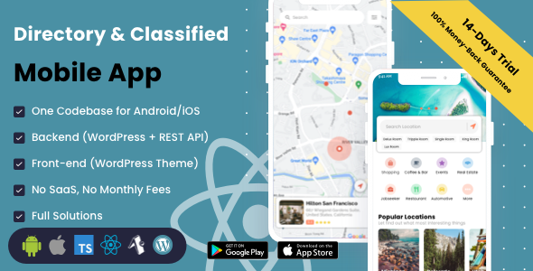 Listar Pro - Directory & Classified Mobile App Full Solution - CodeCanyon Item for Sale