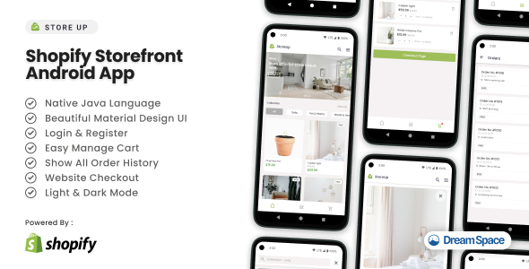 StoreUp - Shopify Storefront Android App 1.0 - CodeCanyon Item for Sale