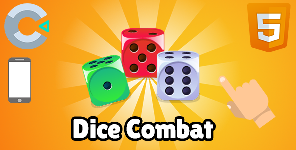 Dice Combat - Construct 3 - HTML5 - Mobile - Js game - CodeCanyon Item for Sale