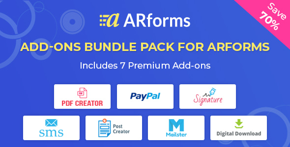 Add-on Bundle for ARForms - WordPress Form Builder - CodeCanyon Item for Sale