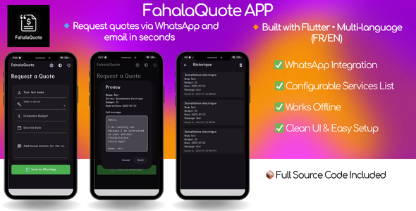 FahalaQuote - CodeCanyon Item for Sale