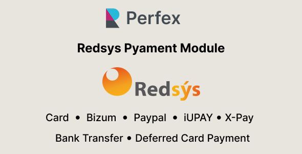 Redsys Payment Module for Perfex CRM - CodeCanyon Item for Sale