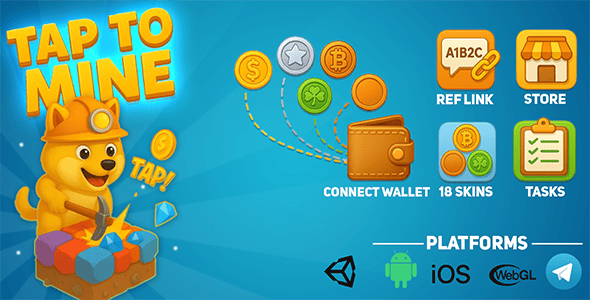 TapToMine Template - CodeCanyon Item for Sale