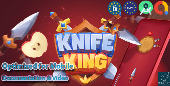 Knife King (Admob + GDPR + Android Studio) - CodeCanyon Item for Sale