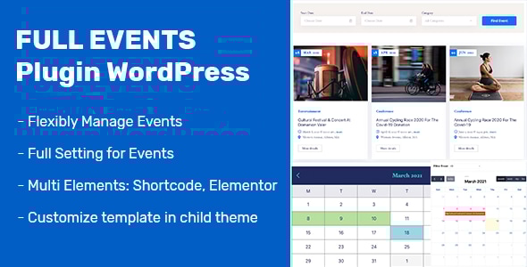 FullEvents - Etkinlik Eklentisi WordPress - CodeCanyon Satılık Ürün