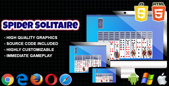 Spider solitaire - CodeCanyon Item for Sale