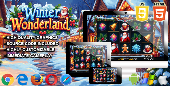 Winter Wonderland - HTML5 Slot Machine - CodeCanyon Item for Sale