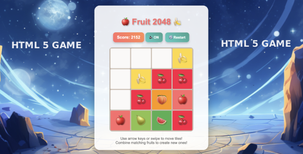 Fruit Merge 2048 – Juicy Puzzle & Number Merge Game - CodeCanyon Item for Sale