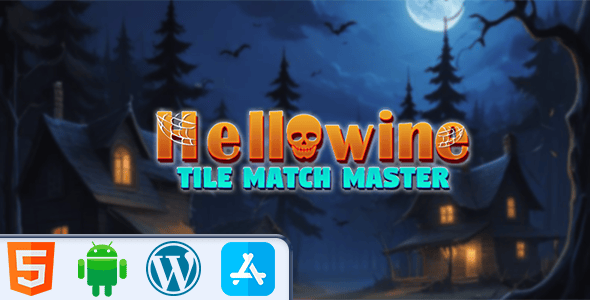 Hellowine Tile Match Master - HTML5 Construct3 Game - CodeCanyon Item for Sale