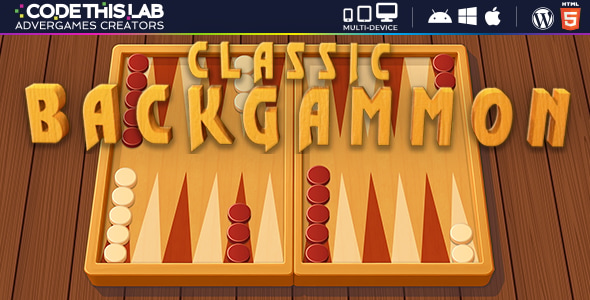 Classic Backgammon - HTML5 Board Game - CodeCanyon Item for Sale