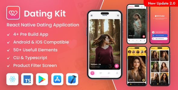 Dating Kit - React Native Dating Mobile App Template - CodeCanyon Item for Sale