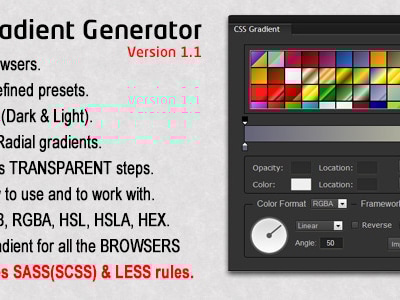 CSS Gradient Generator by GridDesigns_ | CodeCanyon