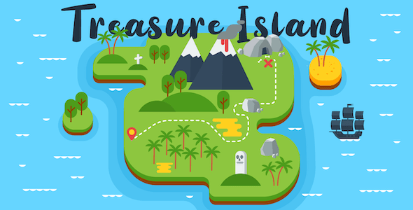 Treasure Island - HTML5 Game, Construct 3 - CodeCanyon Item for Sale