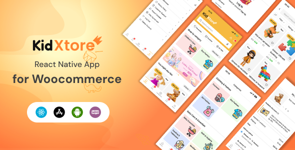 KidXtore - React Native App for Woocommerce - CodeCanyon Item for Sale